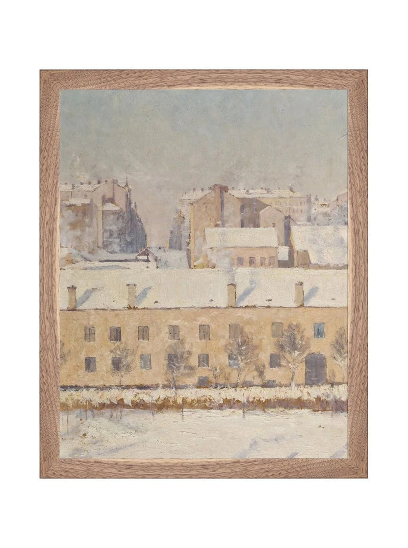 First Snowfall - HJART0246 - WNT - 11x14