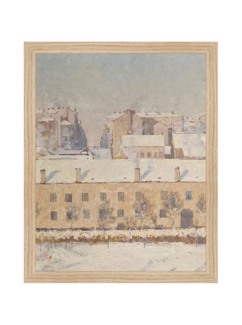 First Snowfall - HJART0246 - OAK - 11x14