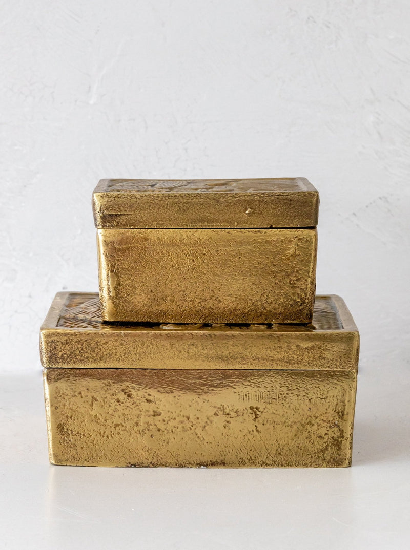 Flora Brass Boxes - HJBTH0059 - SET