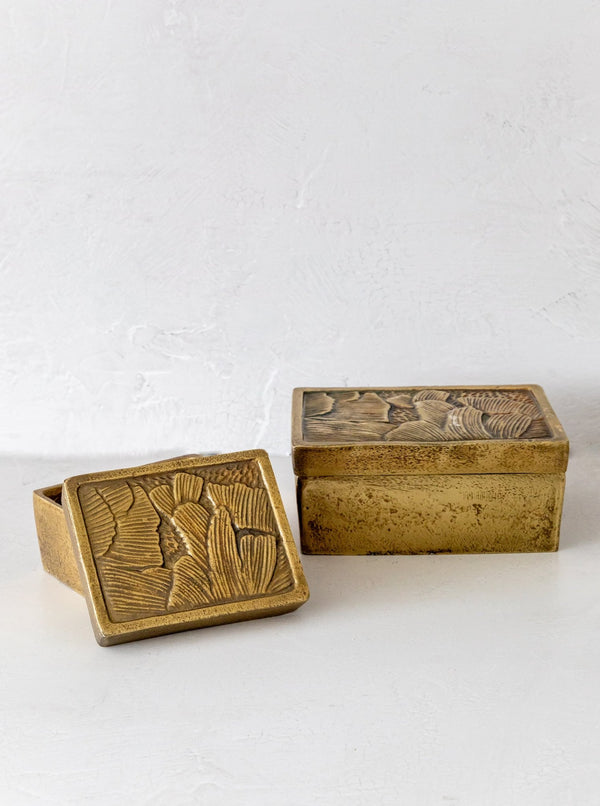 Flora Brass Boxes - HJBTH0059 - SET