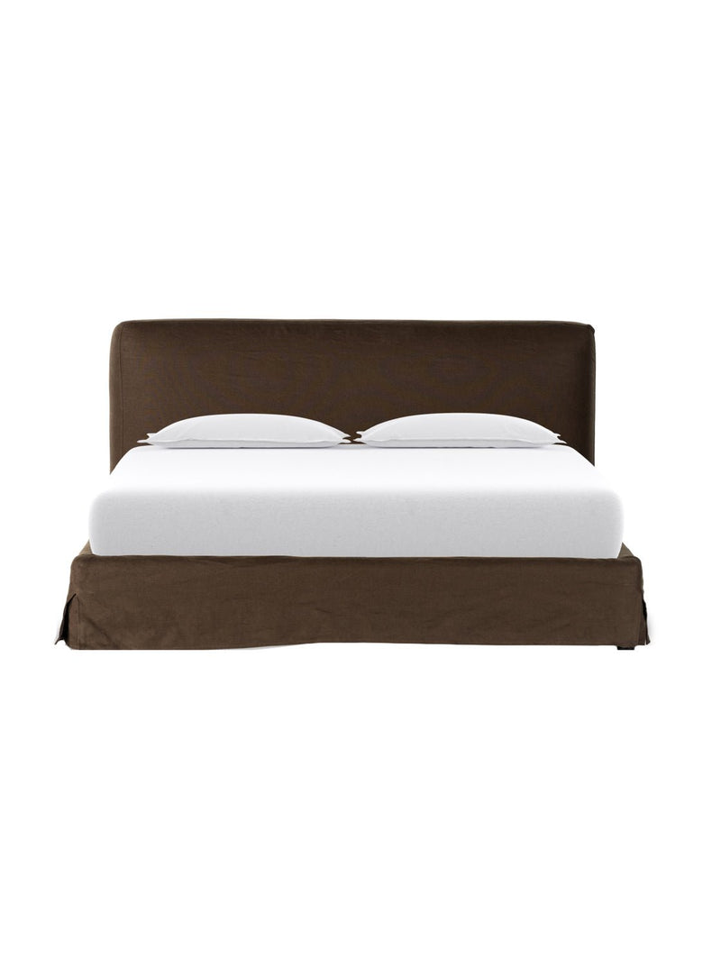 Gina Bed - HJBED0026 - KG - BRN