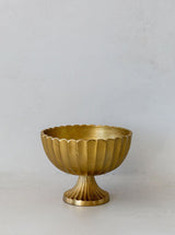 Gold Scalloped Compote - HJHOL0213 - S