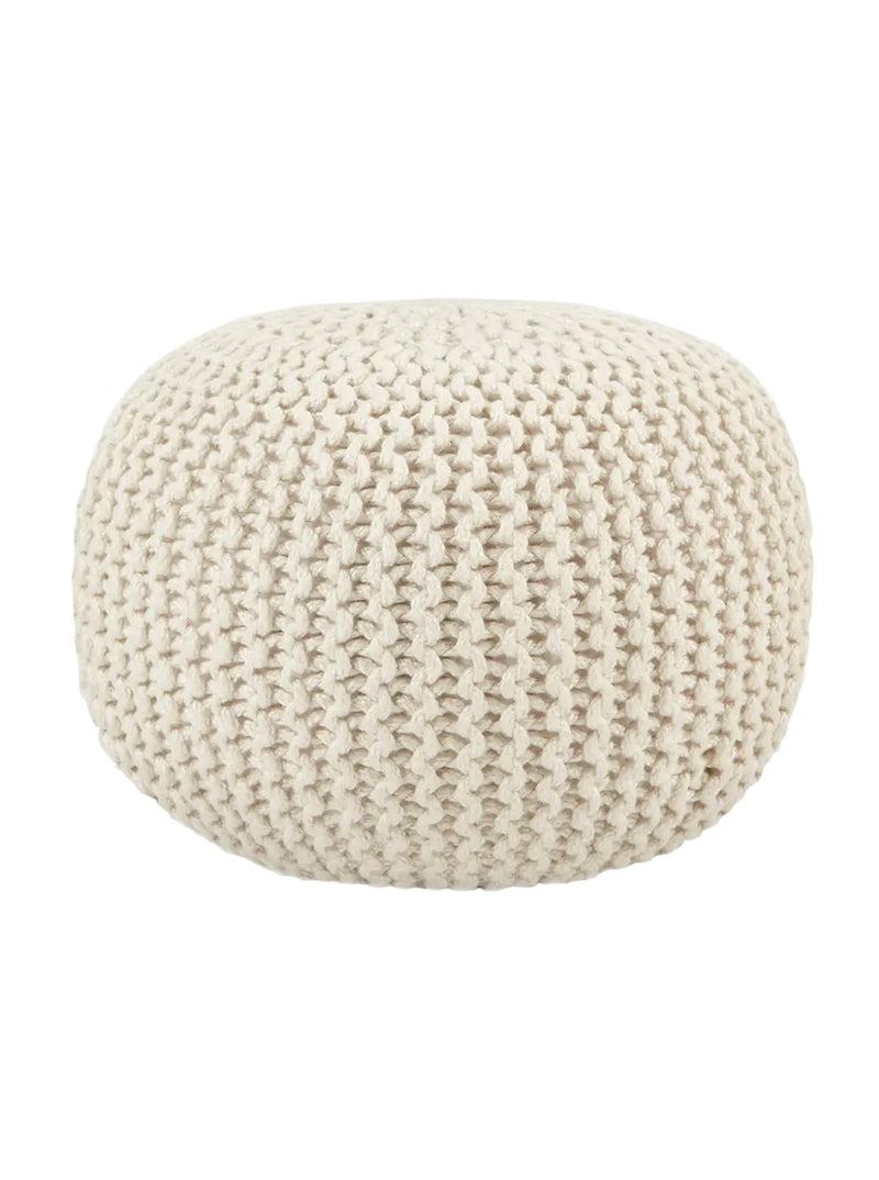 Graham Outdoor Pouf - HJCHR0382 - WHT