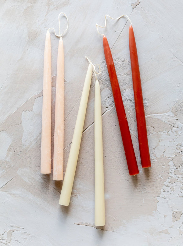 Hand - Dipped Taper Candles | Set of 2 - HJDCR0145 - OS