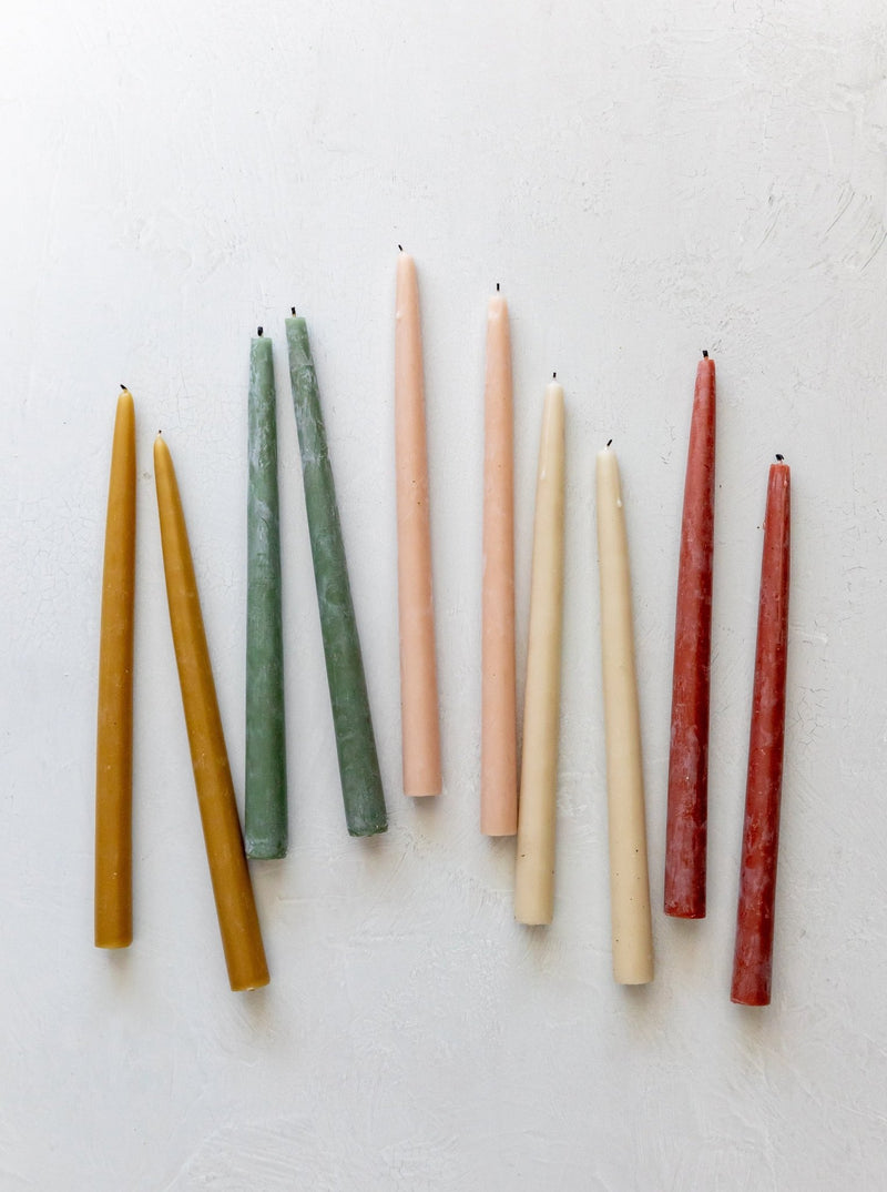 Hand - Dipped Taper Candles | Set of 2 - HJDCR0145 - OS