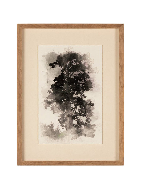 Ink Blotted Tree Sketch - HJART0293 - 18x24