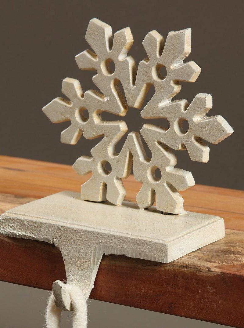 Iron Snowflake Stocking Holder - HJDCR0166 - OS