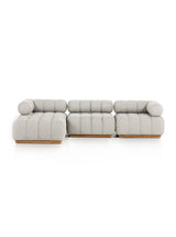 Ivo Outdoor 3 - Piece Sectional - HJCHR0610 - ASH