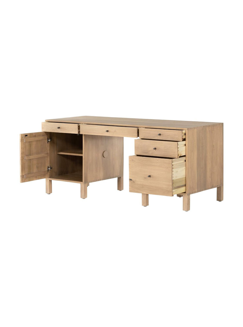 Kellan Executive Desk - HJDSK0038 - TAN