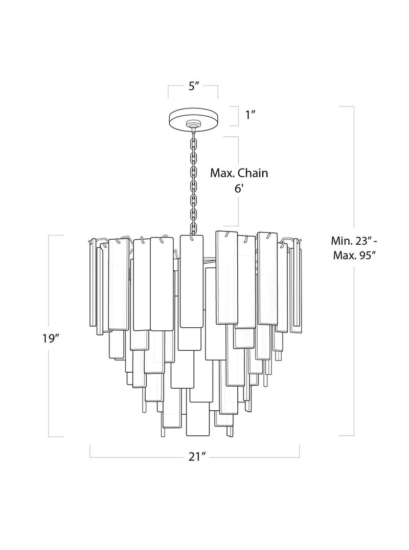 Laney Chandelier - HJLHT0227 - L