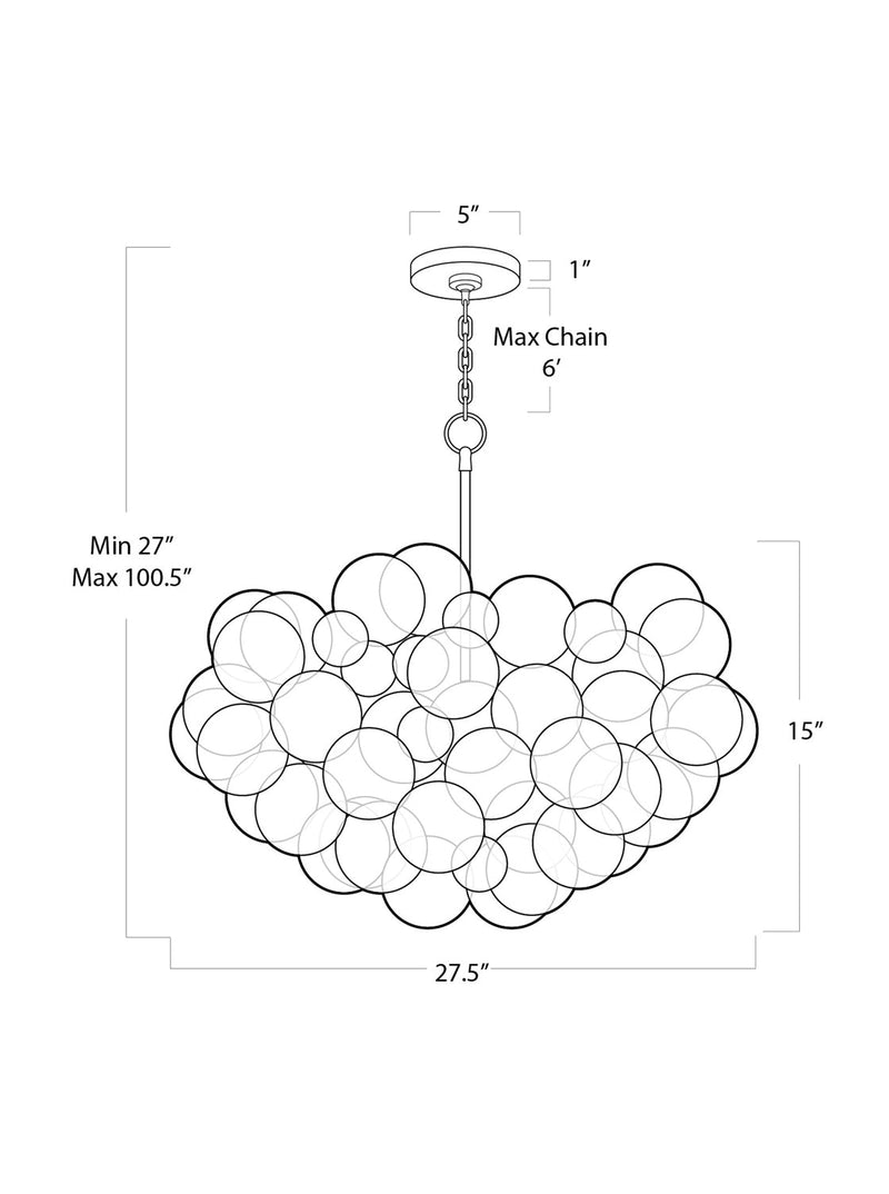 Luella Chandelier - HJLHT0199 - OS