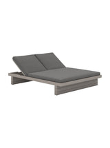 Lyle Outdoor Double Chaise - HJCHR0493 - GRY - BLK