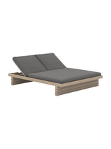 Lyle Outdoor Double Chaise - HJCHR0493 - BRN - BLK