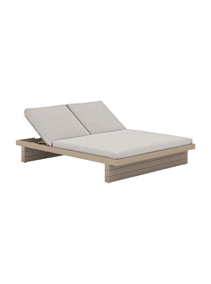 Lyle Outdoor Double Chaise - HJCHR0493 - BRN - GRY