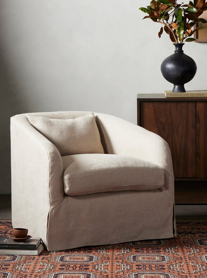 Marlowe Swivel Chair - HJCHR0550 - TAN