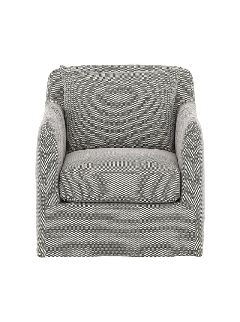 Marta Outdoor Swivel Chair - HJCHR0476 - ASH