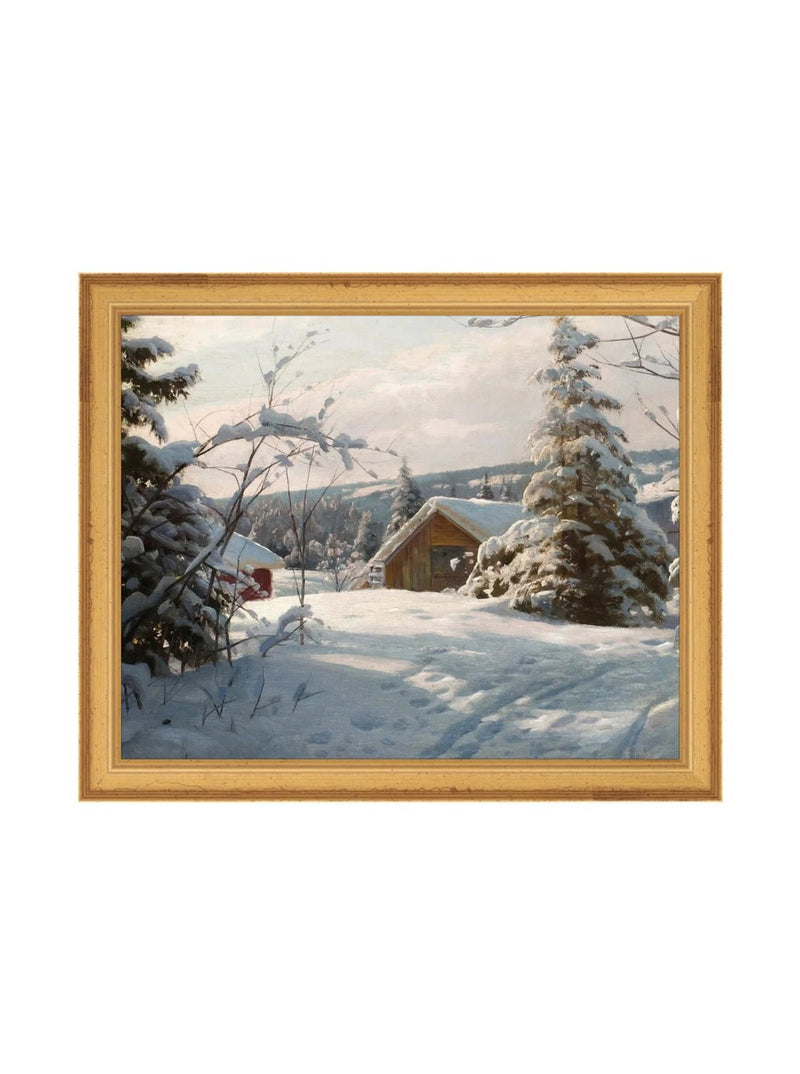 Morning Snow - HJART0245 - GLD - 8x10