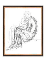 Mother & Child - HJART0112 - BLK - 16x20