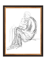 Mother & Child - HJART0112 - BLK - 11x14