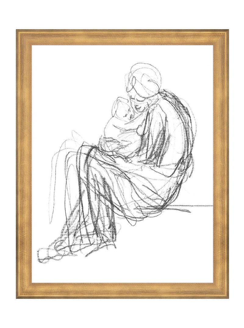 Mother & Child - HJART0112 - GLD - 11x14