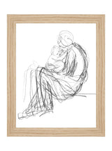 Mother & Child - HJART0112 - OAK - 8x10