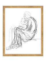 Mother & Child - HJART0112 - GLD - 16x20