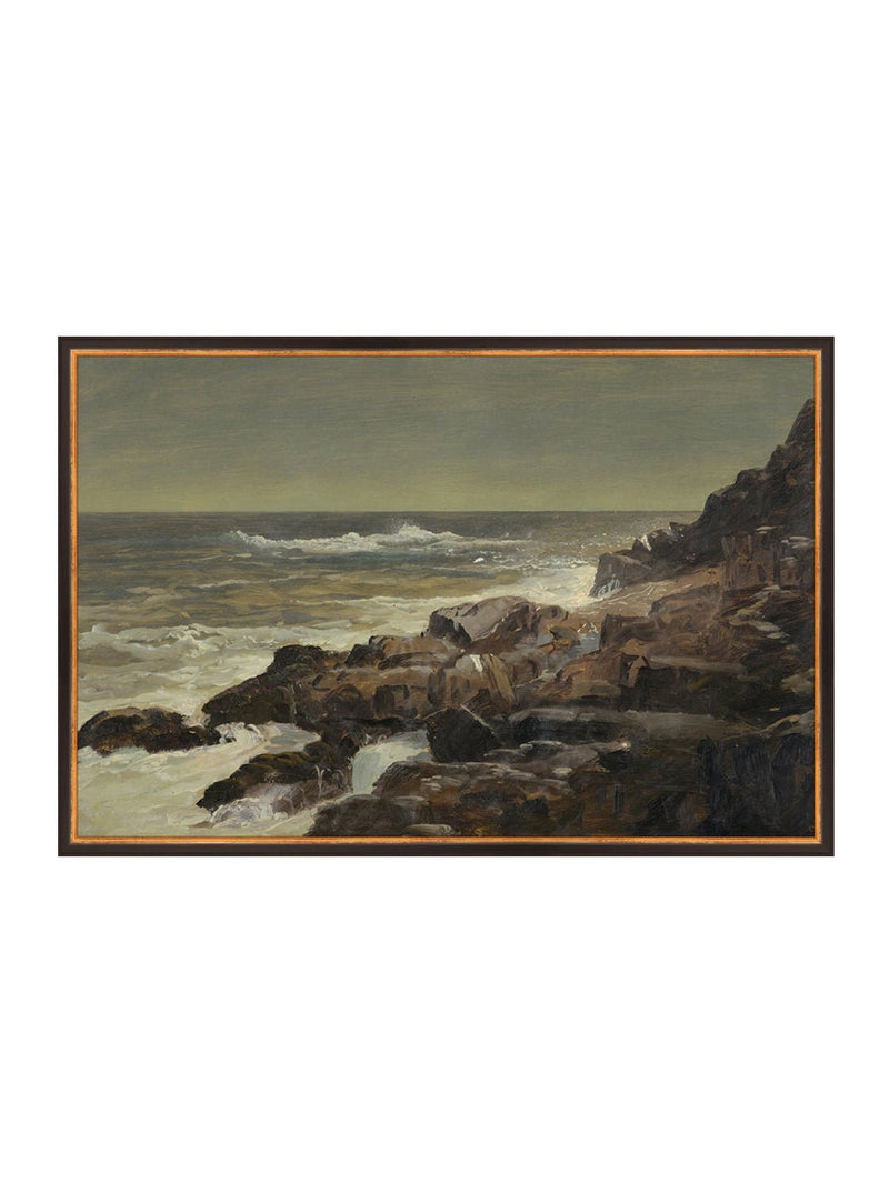 On The Rocks - HJART0042 - BLK - 20x30