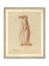 Penguin Sketch - HJART0184 - SIL - 16x20