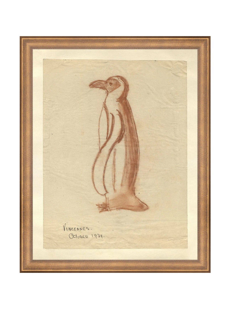 Penguin Sketch - HJART0184 - BNZ - 11x14