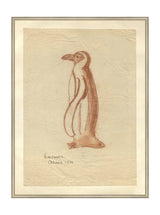 Penguin Sketch - HJART0184 - SIL - 30x40