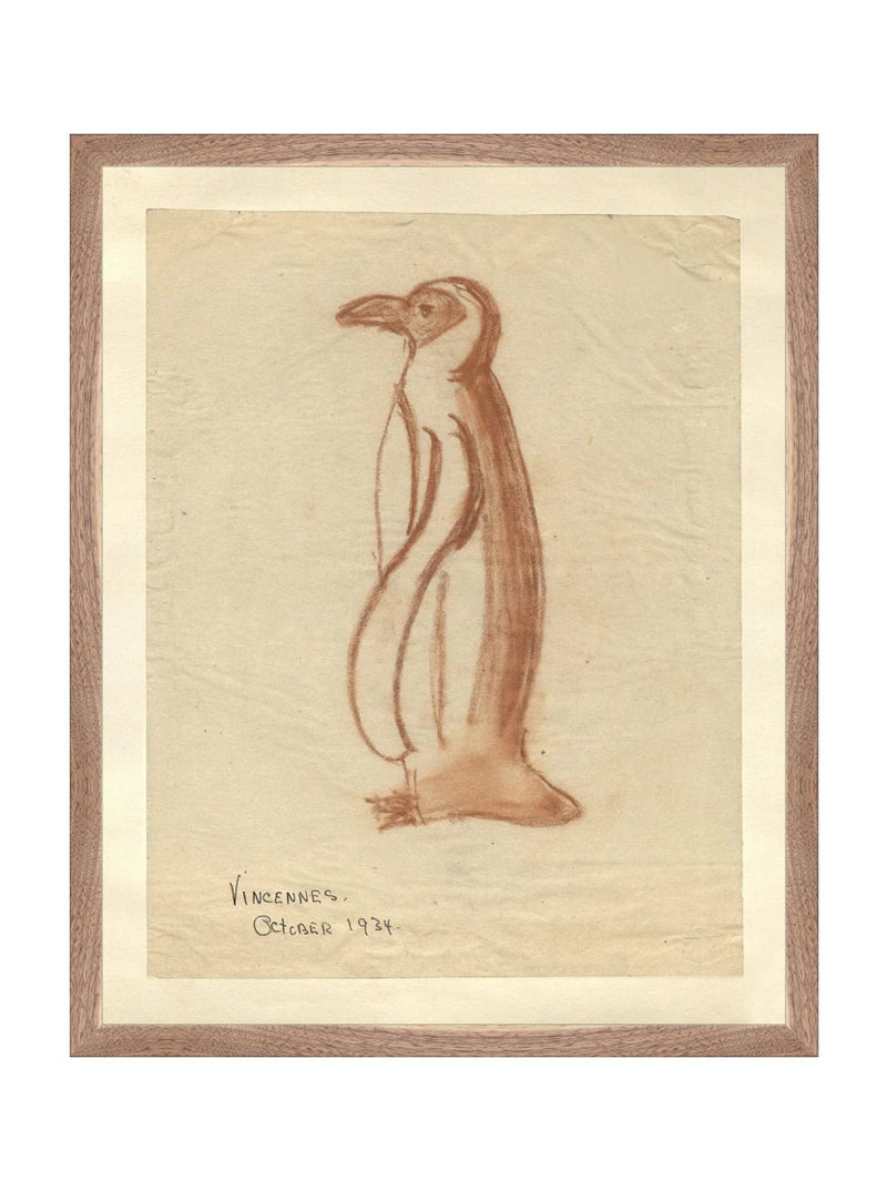 Penguin Sketch - HJART0184 - WNT - 16x20