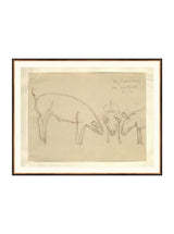 Pig Sketch - HJART0268 - BDG - 35x45