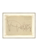 Pig Sketch - HJART0268 - SLV - 35x45