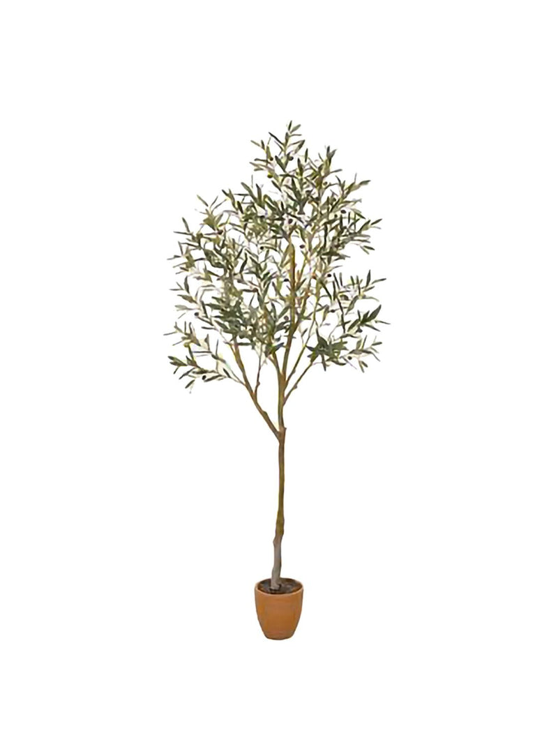 Potted 84" Faux Olive Tree - HJGRN0091 - OS