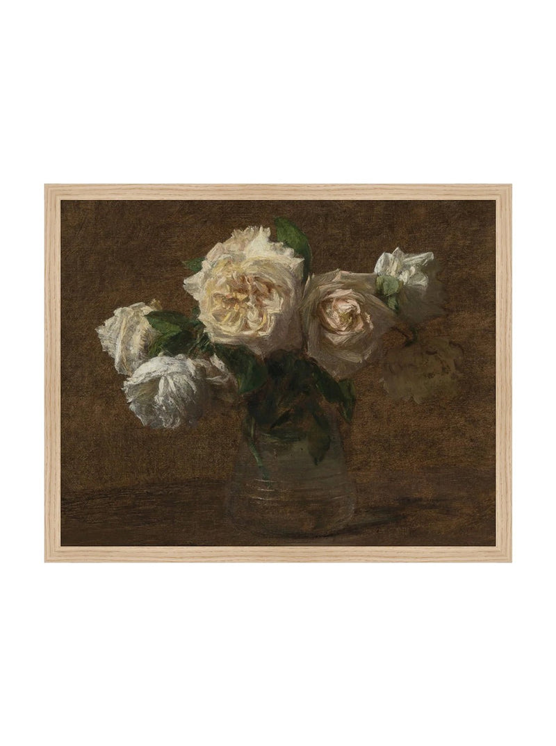 Roses in Bloom - HJART0273 - OAK - 16x20