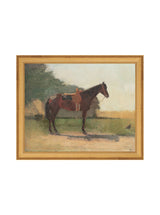 Saddled Horse - HJART0179 - GLD - 8x10