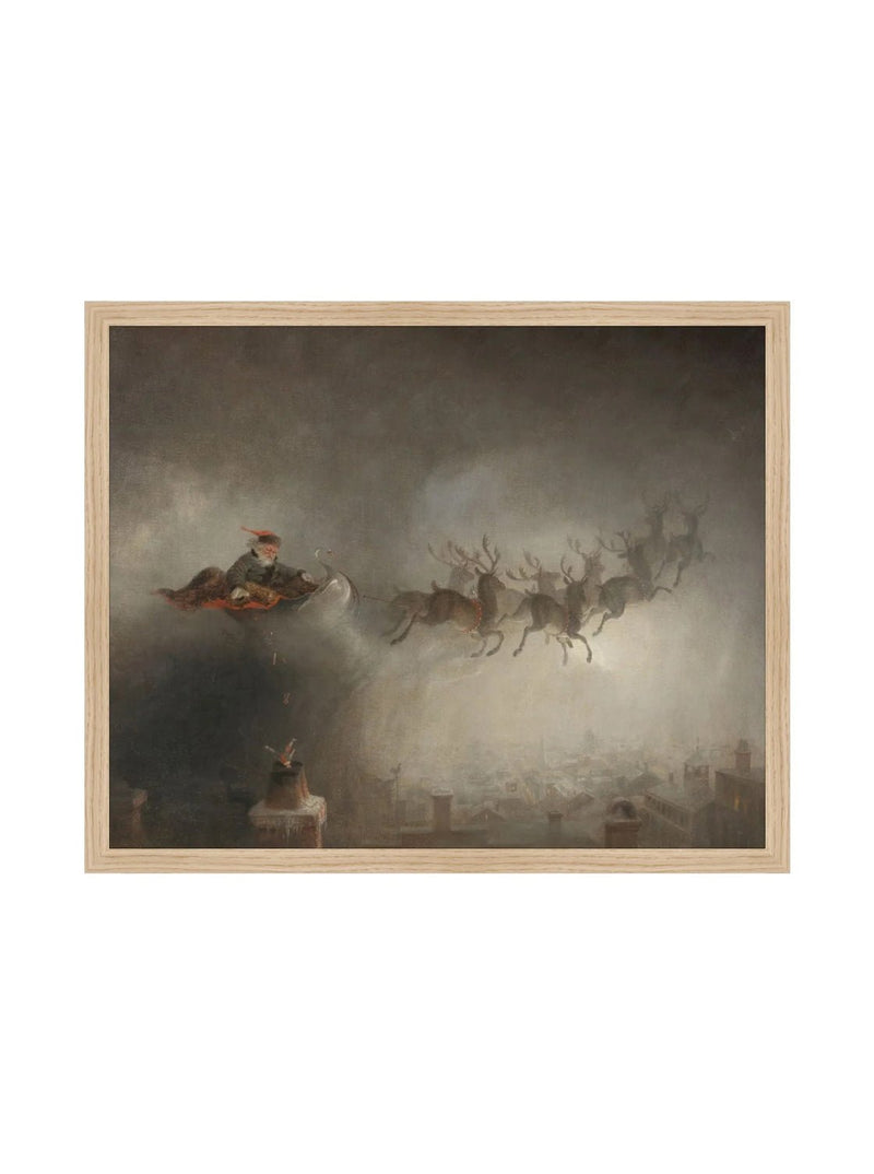 Santa's Arrival - HJART0240 - OAK - 16x20