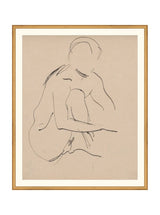 Seated Figure - HJART0274 - GLD - 28x34