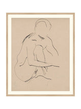 Seated Figure - HJART0274 - OAK - 28x34