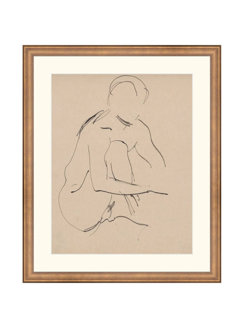 Seated Figure - HJART0274 - BNZ - 15x18