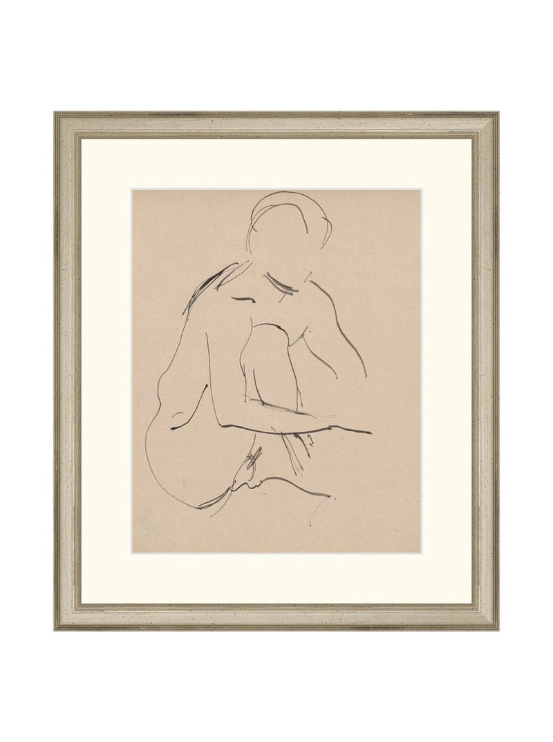 Seated Figure - HJART0274 - SLV - 12x14