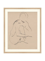 Seated Figure - HJART0274 - OAK - 20x24