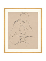 Seated Figure - HJART0274 - GLD - 20x24