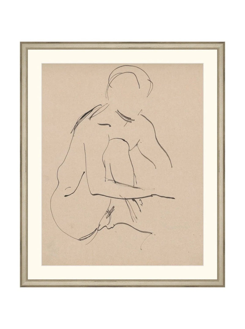 Seated Figure - HJART0274 - SLV - 20x24