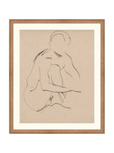 Seated Figure - HJART0274 - BNZ - 20x24