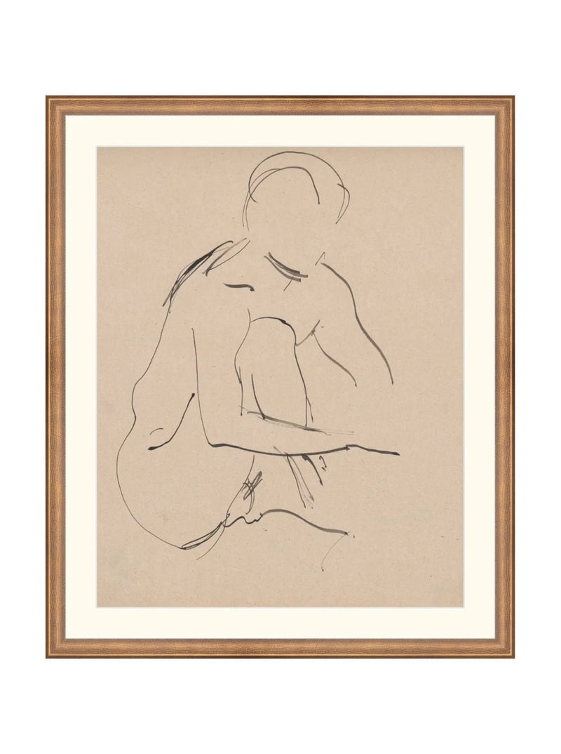 Seated Figure - HJART0274 - BNZ - 20x24