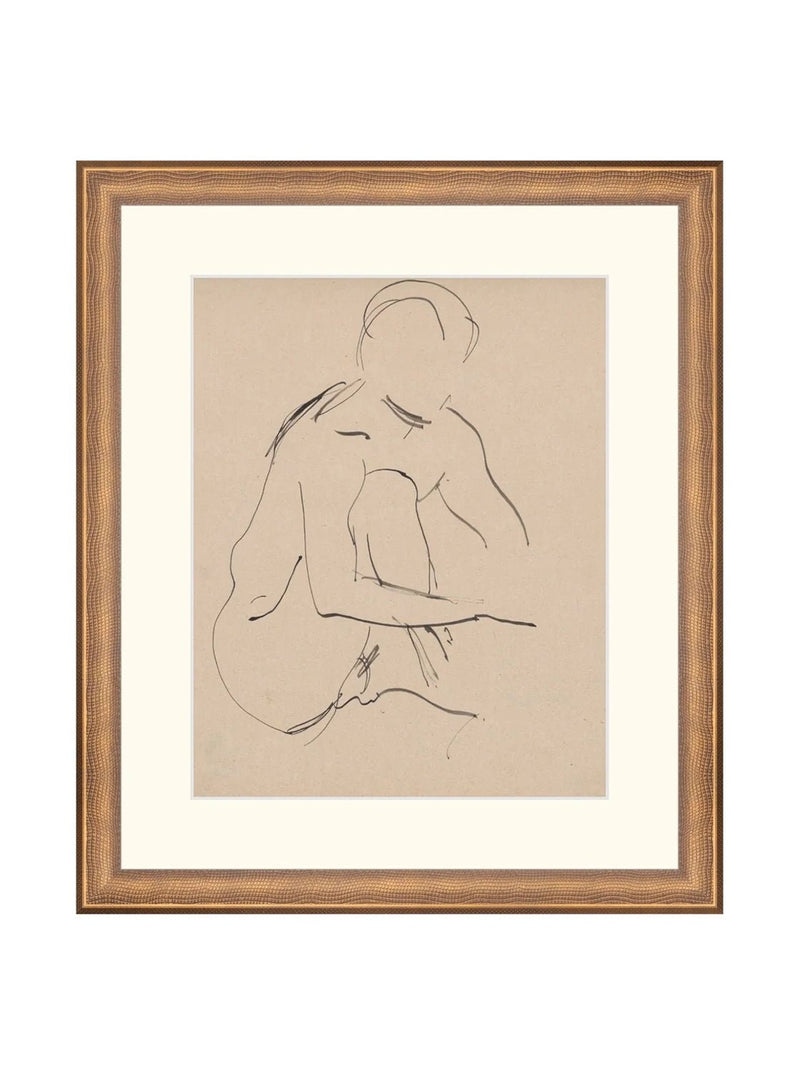 Seated Figure - HJART0274 - BNZ - 12x14