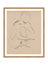 Seated Figure - HJART0274 - BNZ - 28x34