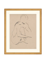 Seated Figure - HJART0274 - GLD - 15x18