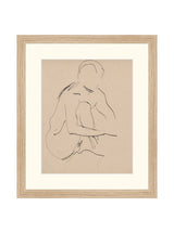 Seated Figure - HJART0274 - OAK - 12x14